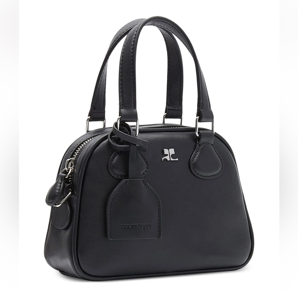 Courreges mini stud bowling bag